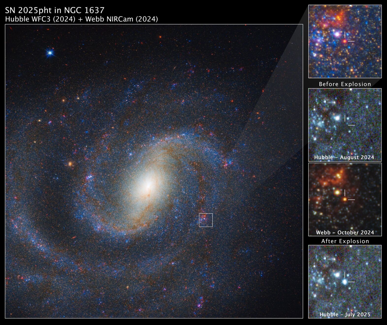 Most detailed glimpse yet of doomed star hidden in dust before it exploded